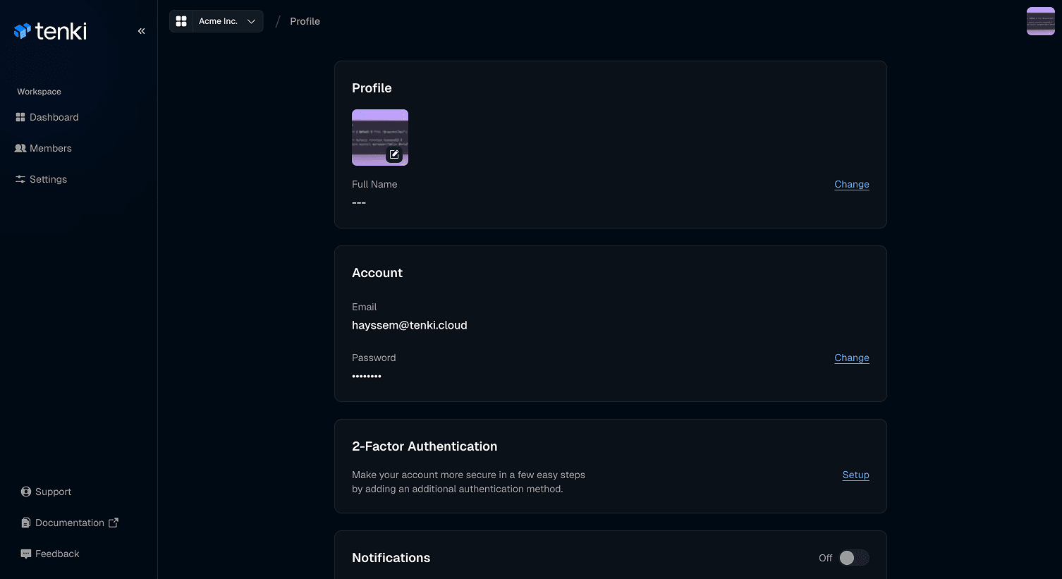 ProfileSettings
